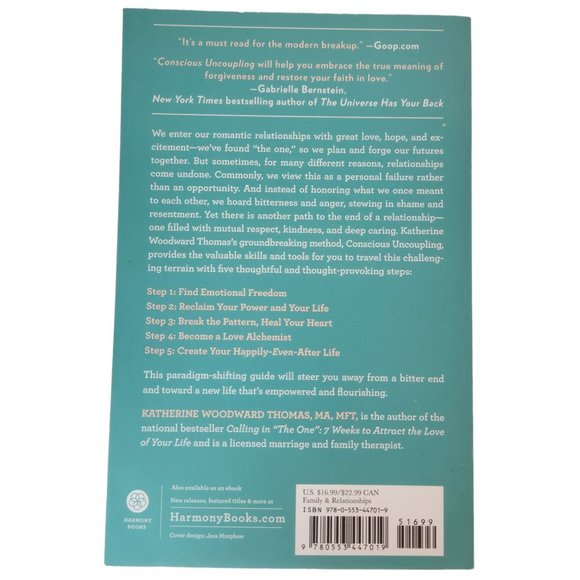 Conscious Uncoupling: 5 Steps to Living Happily Even After Paperback - Picture 2 of 16